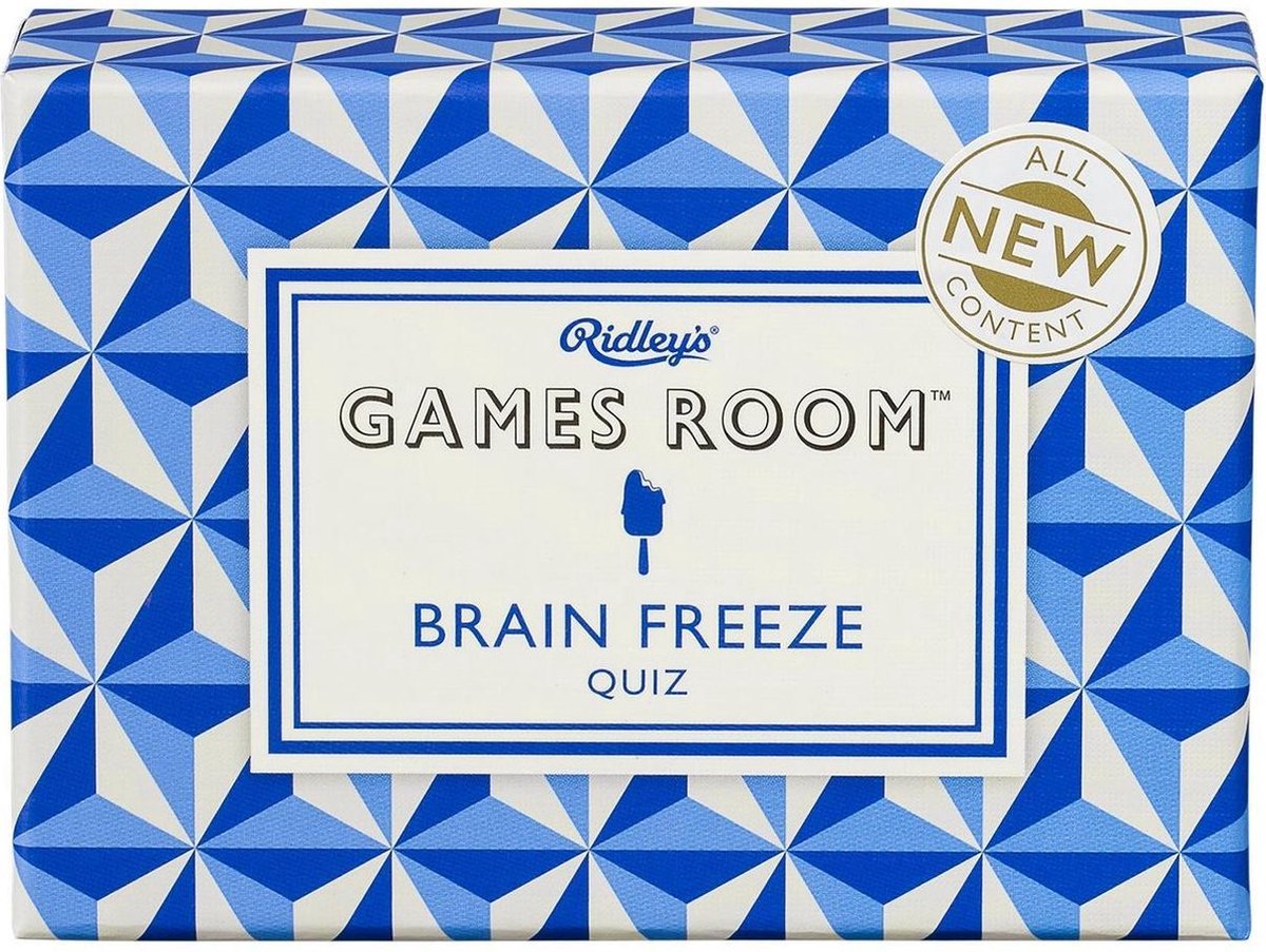 Ridleys Games Gezelschapsspel Games Room: Brain Freeze 140-delig